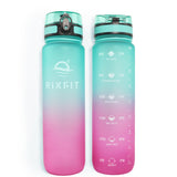 32oz Rixfit Water Bottle (Green Purple Gradient)