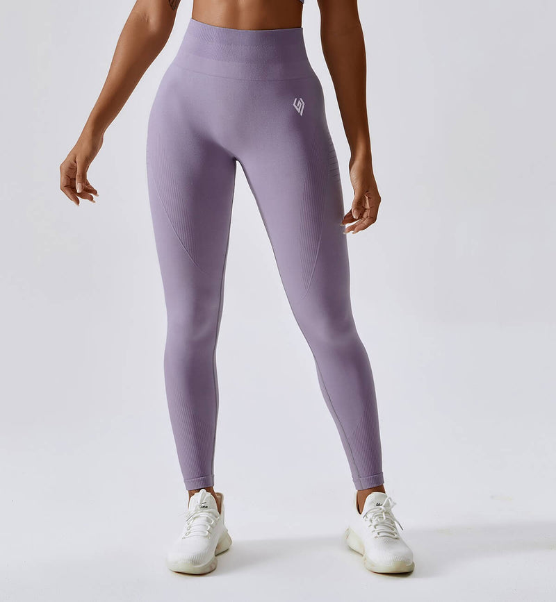 Air Flow Seamless Training Leggings-Lavender