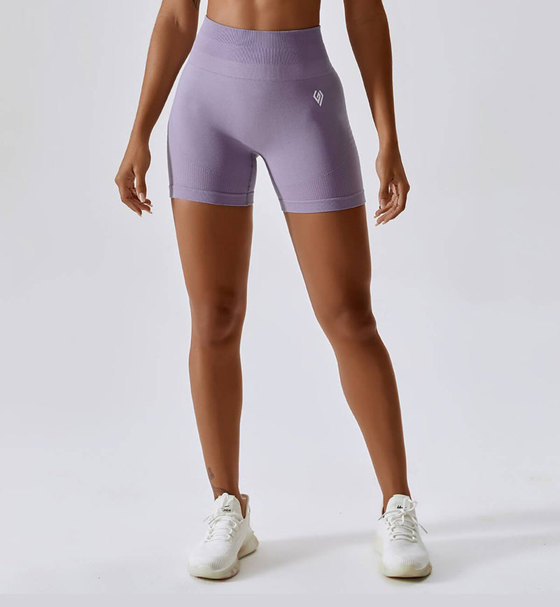 Air Flow Seamless Training Shorts-Lavender