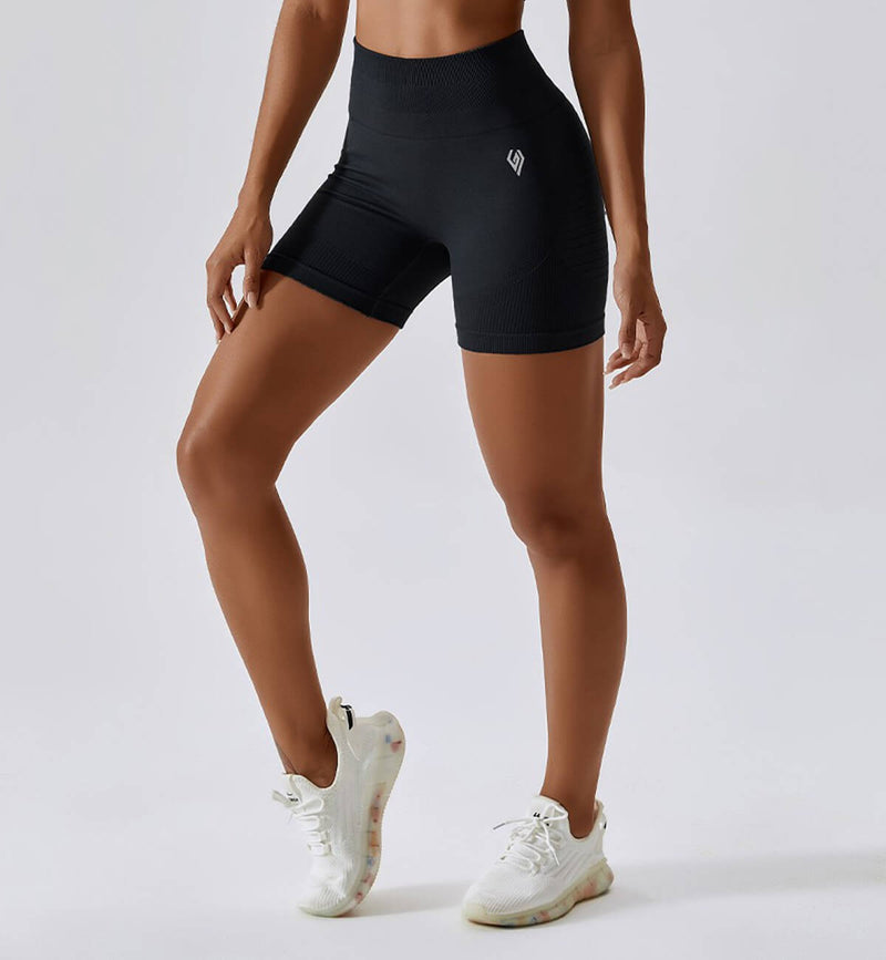 Air Flow Seamless Training Shorts-Obsidian