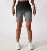 Ombre Scrunch Butt Lifting Seamless Shorts