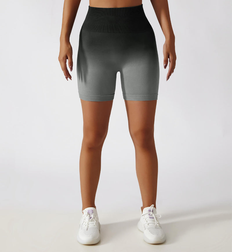 Ombre Scrunch Butt Lifting Seamless Shorts