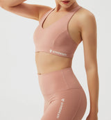 Brisk Like Me Sexy Back High Support Sports Bra