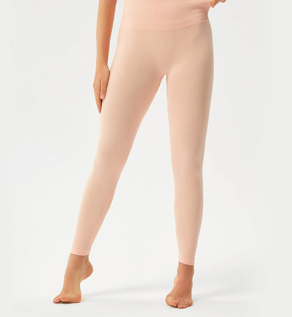 Butt Lifting Seamless Ribbed Leggings