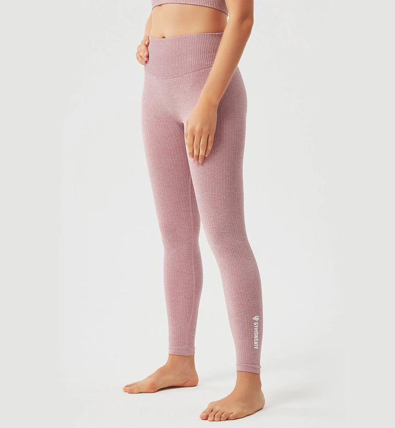 Butt Lifting Seamless Ribbed Leggings