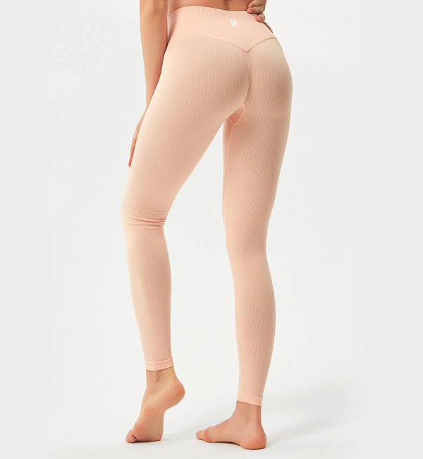 Butt Lifting Seamless Ribbed Leggings