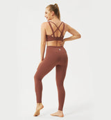 High Rise Leggings With Back Pocket