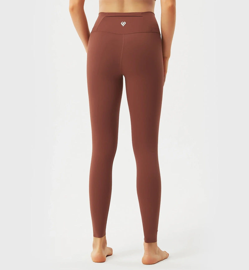 High Rise Leggings With Back Pocket