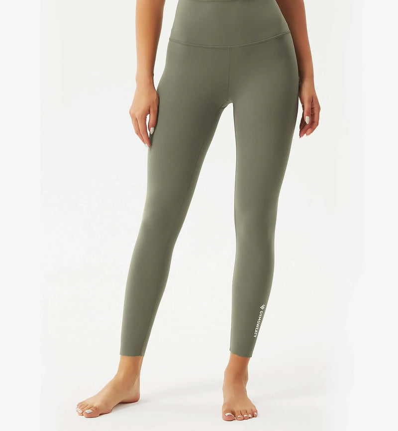 High Rise Leggings With Back Pocket