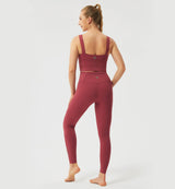 High Rise Leggings With Back Pocket