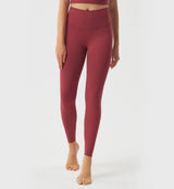 High Rise Leggings With Back Pocket