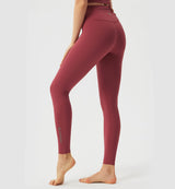 High Rise Leggings With Back Pocket