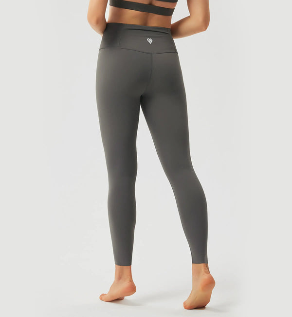 High Rise Leggings With Back Pocket