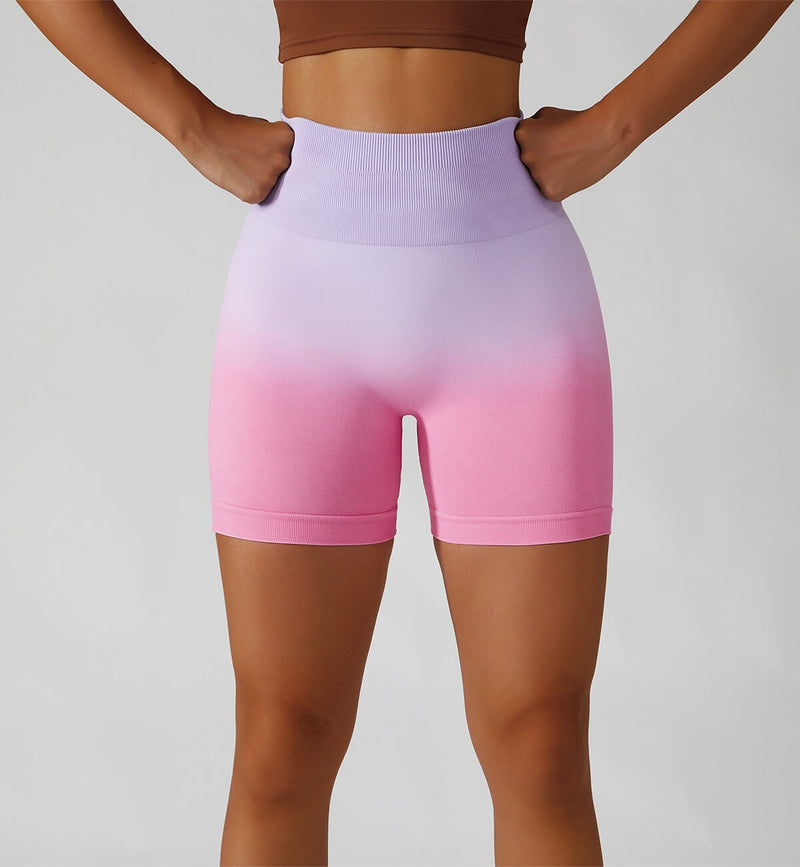 Ombre Scrunch Butt Lifting Seamless Shorts