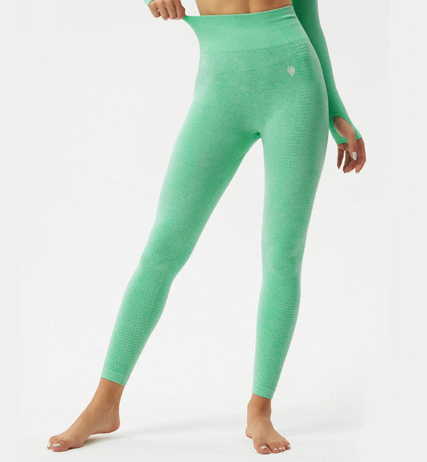 Gymsweaty Wave-Edge Hem Leggings