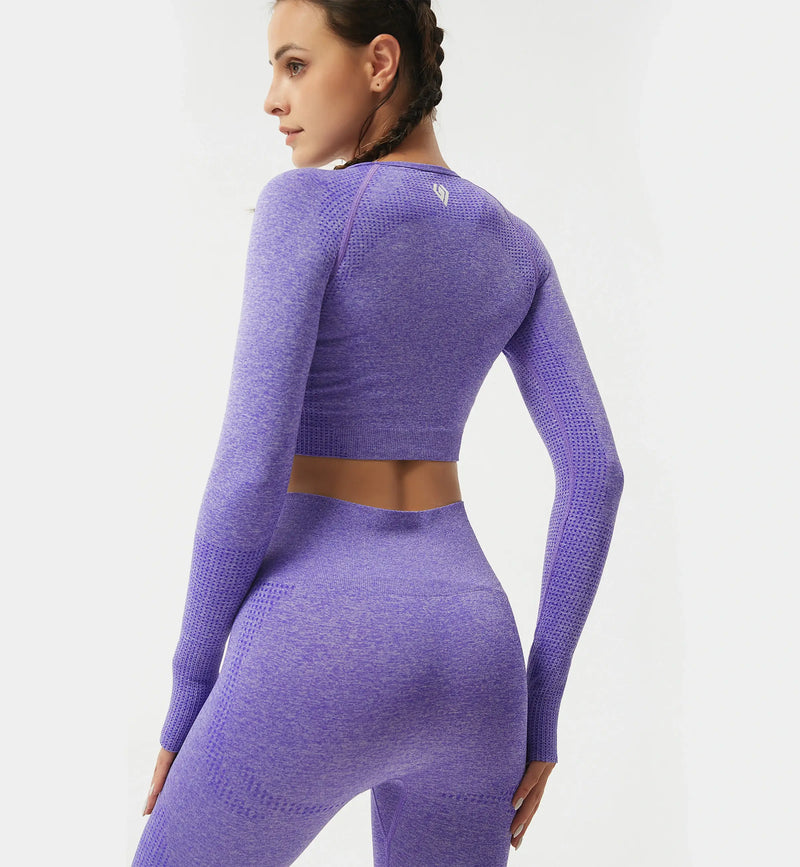 Nimble Fit Long Sleeve Crop Top