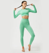 Nimble Fit Long Sleeve Crop Top