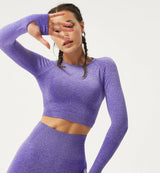 Nimble Fit Long Sleeve Crop Top