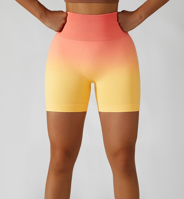 Ombre Scrunch Butt Lifting Seamless Shorts