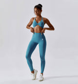 Revive Scrunch Butt Leggings-Cerulean