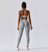 Revive Scrunch Butt Leggings-White Smoke