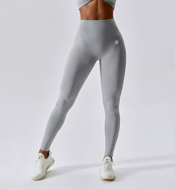 Revive Scrunch Butt Leggings-White Smoke