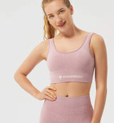 Seamless Ribbed Sports Bra