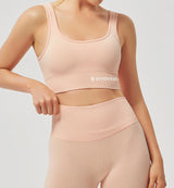 Seamless Ribbed Sports Bra