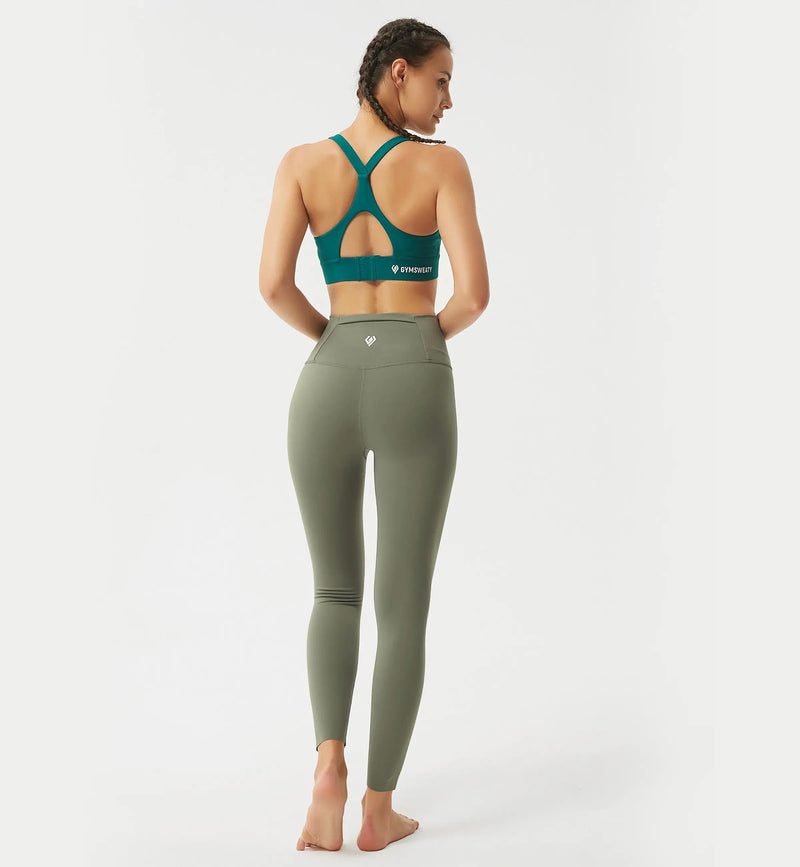 High Rise Leggings With Back Pocket