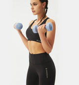 Brisk Like Me Sexy Back High Support Sports Bra