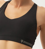 Brisk Like Me Sexy Back High Support Sports Bra