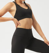 Brisk Like Me Sexy Back High Support Sports Bra