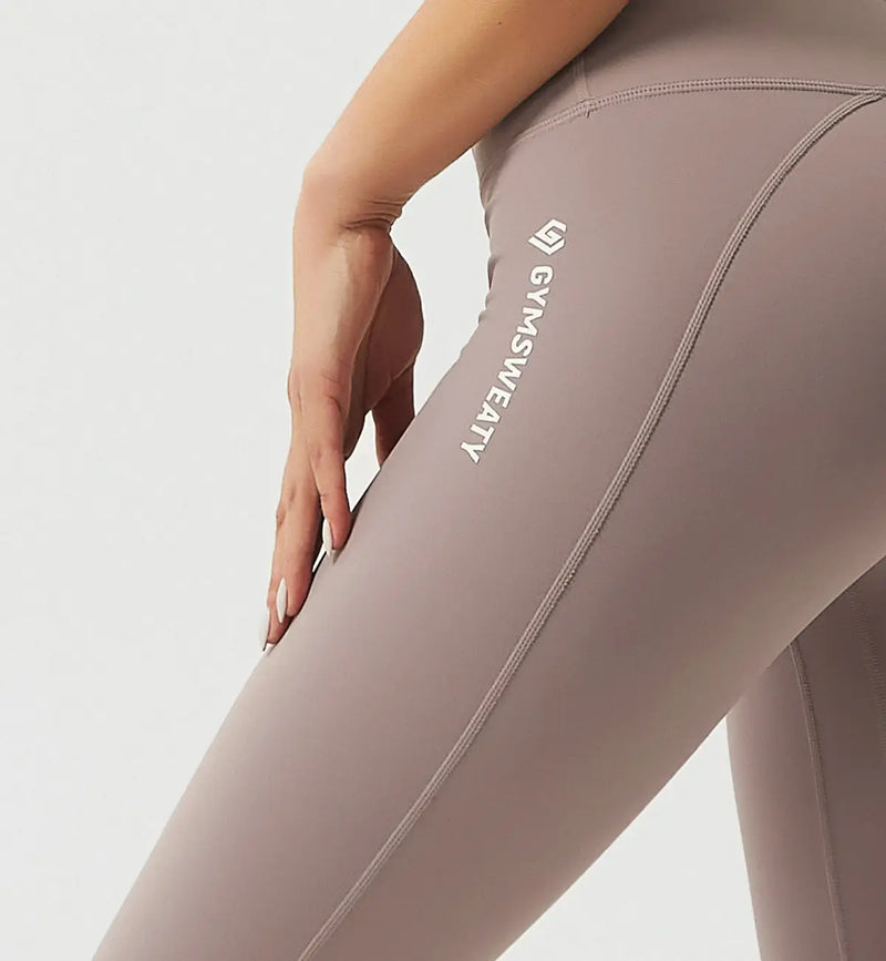 Gymsweaty Wave-Edge Hem Leggings