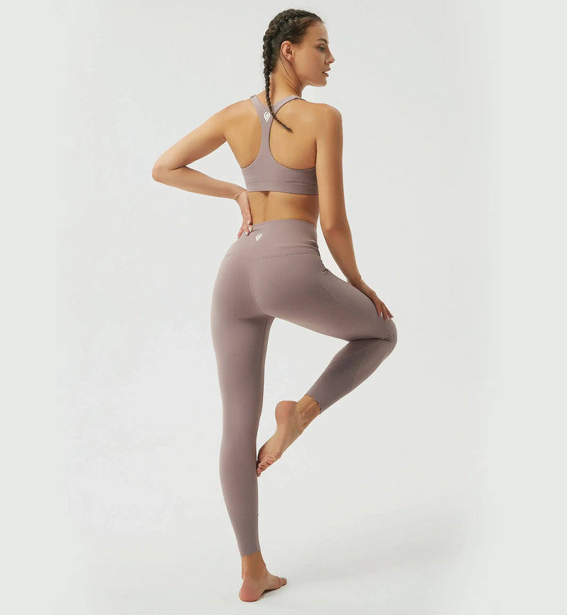 Brisk Like Me Wave-Edge Hem Leggings