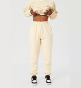 Sweats Joggers-Cream