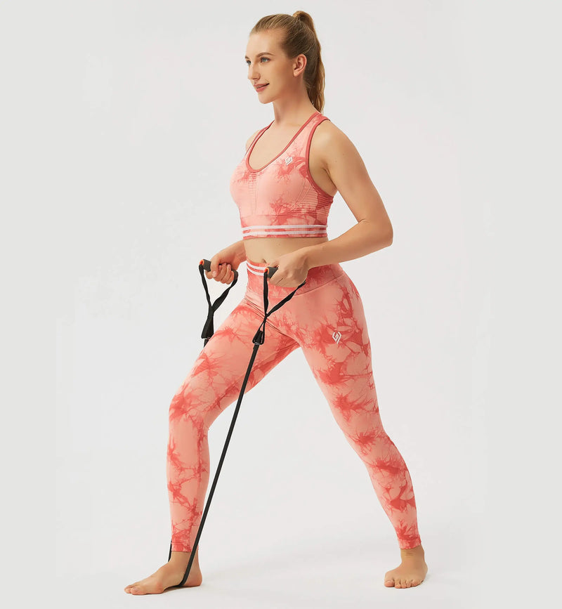 Tie Dye Blossom Seamless Leggings