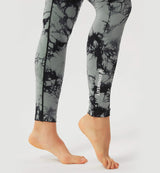 Tie Dye Blossom Seamless Leggings