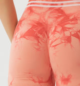 Tie Dye Blossom Seamless Leggings